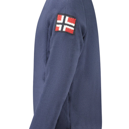 NORWEGEN 1963 HERREN BLAUES SWEATSHIRT MIT REISSVERSCHLUSS