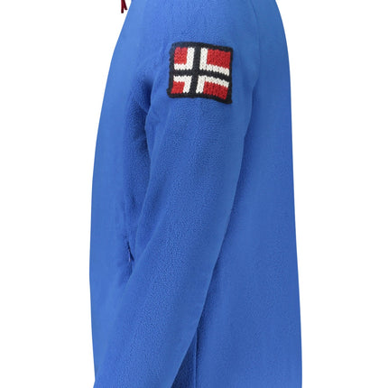 NORWEGEN 1963 HERREN BLAUES SWEATSHIRT MIT REISSVERSCHLUSS