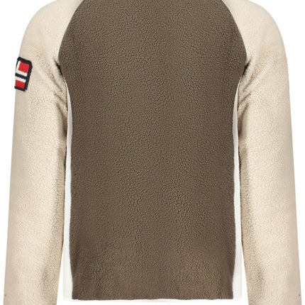 NORWAY 1963 Sweatshirt Herren mit Reißverschluss – Beige Fleece-Pullover für Herbst/Winter