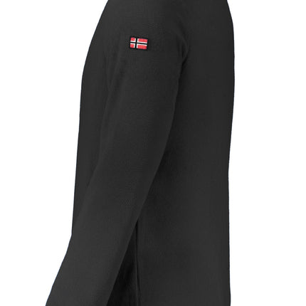 NORWAY 1963 Sweatshirt Herren – Rotes Fleece mit Reißverschluss für Herbst/Winter