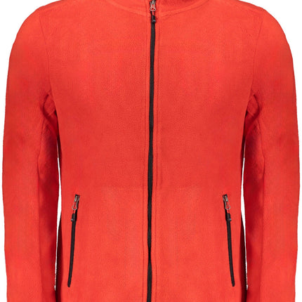 NORWAY 1963 Sweatshirt Herren – Rotes Fleece mit Reißverschluss für Herbst/Winter