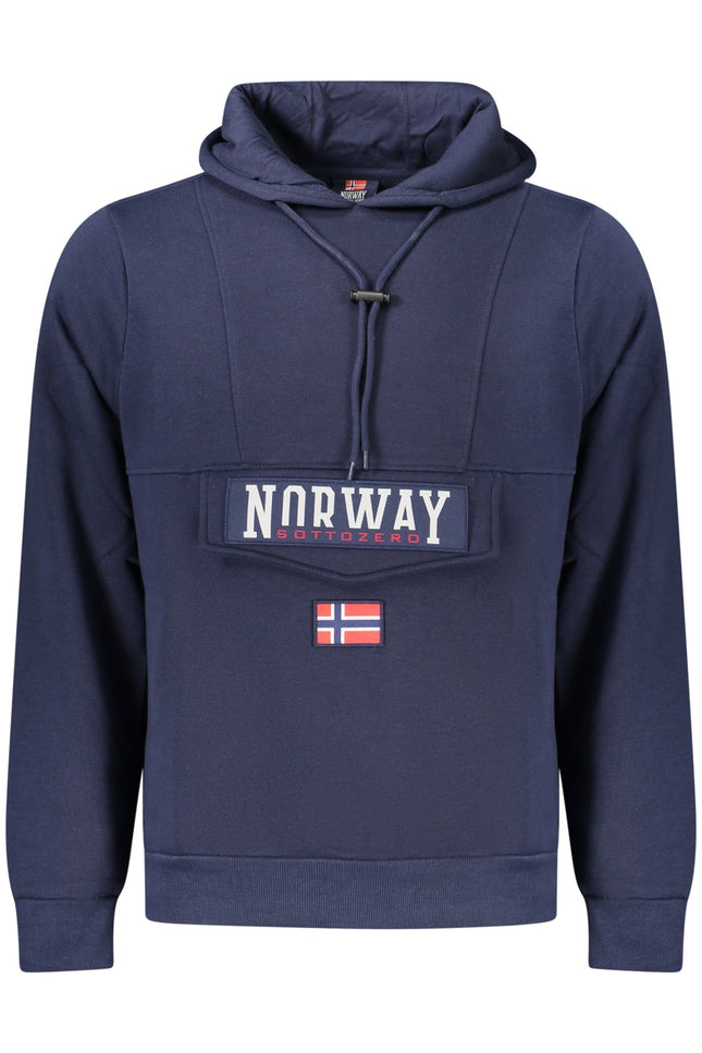 NORWAY 1963 Sweatshirt Herren mit Reißverschluss – Blau, 2 Taschen | soulluna.de