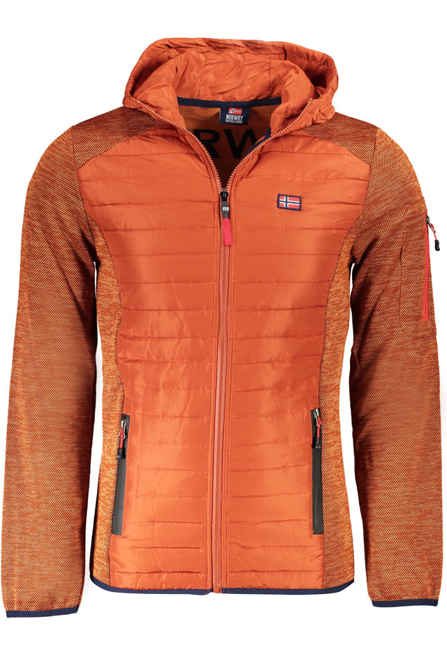 NORWAY 1963 Sportjacke Herren – Braune Kapuzenjacke für Herbst/Winter