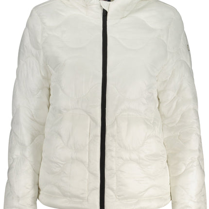 NORWAY 1963 Weisse Damenjacke mit Kapuze – Warme Winterjacke für Damen