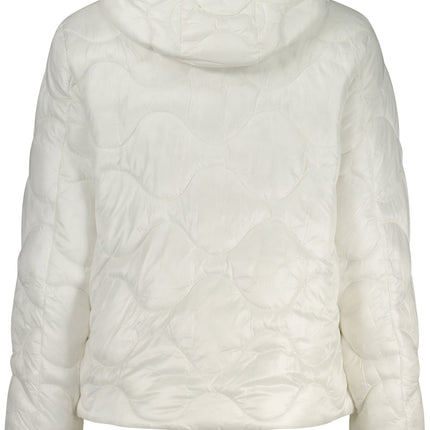 NORWAY 1963 Weisse Damenjacke mit Kapuze – Warme Winterjacke für Damen