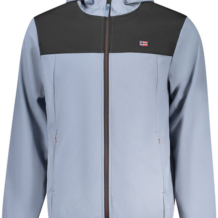 NORWAY 1963 Herren Jacke – Blaue Softshell mit Kapuze für Herbst/Winter