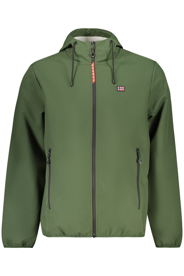 NORWAY 1963 Herren Softshell-Jacke Grün – Leichte Kapuzenjacke für Frühling/Sommer