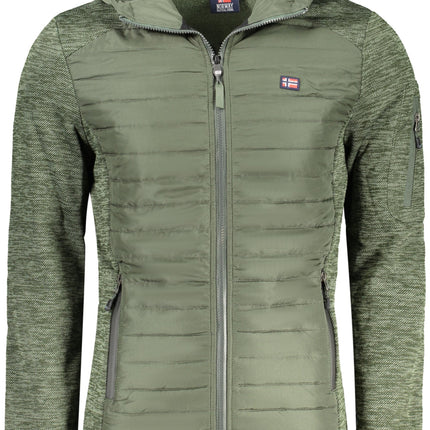 NORWAY 1963 Herren Softshell-Jacke Grün – Leichte Kapuzenjacke für Frühling/Sommer