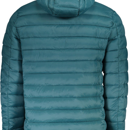 NORWAY 1963 Blaue Herrenjacke – Wasserdichte Kapuzenjacke für Herbst/Winter