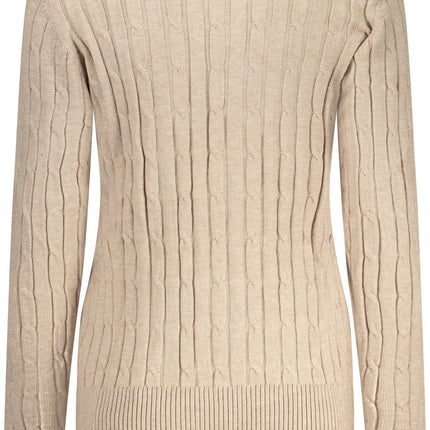 NORWAY 1963 Damenpullover weiß – Langärmliger Winterpullover für Damen