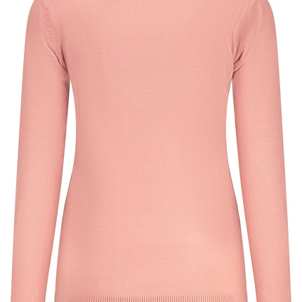 NORWAY 1963 Damen Pullover Rosa – Langärmlig mit Rollkragen für Herbst/Winter