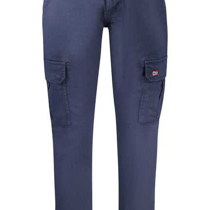 NORWAY 1963 Herren Hose Blau – 4-Pocket Design mit Stickerei für Herbst/Winter