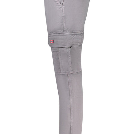 NORWAY 1963 Herren Hose Blau – 4-Pocket Design mit Stickerei für Herbst/Winter