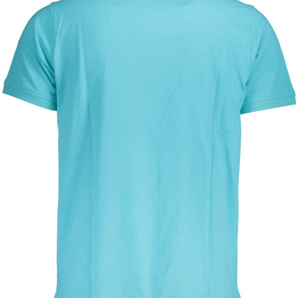 NORWAY 1963 Poloshirt Herren Kurzarm – Blaues Polo aus Baumwolle für Sommer