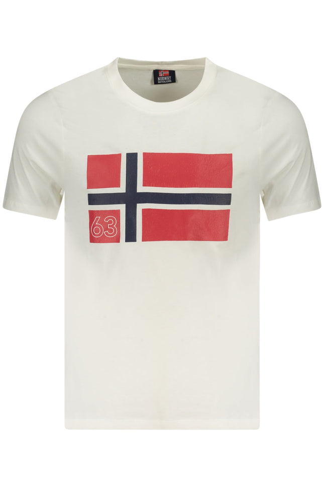 NORWEGEN 1963 HERREN KURZARM T-SHIRT WEISS