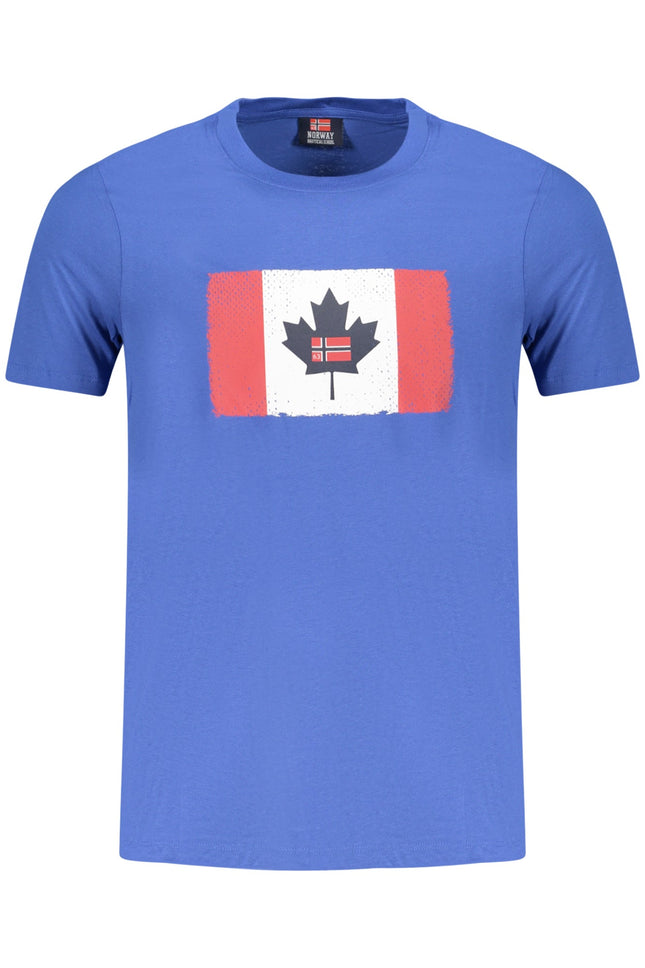NORWEGEN 1963 HERREN KURZARM T-SHIRT BLAU