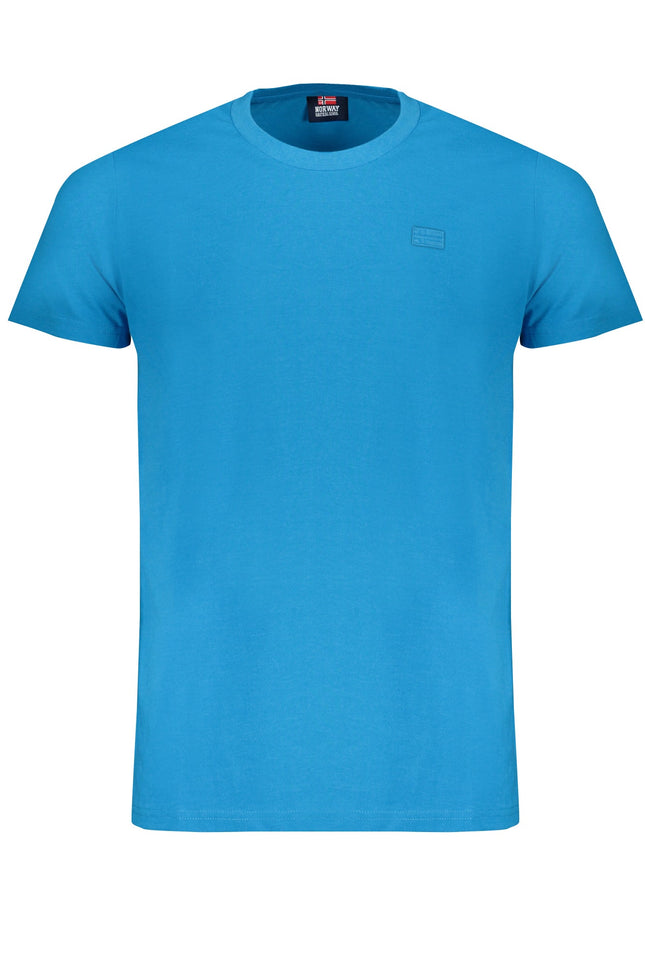 NORWEGEN 1963 HERREN-KURZARM-T-SHIRT BLAU