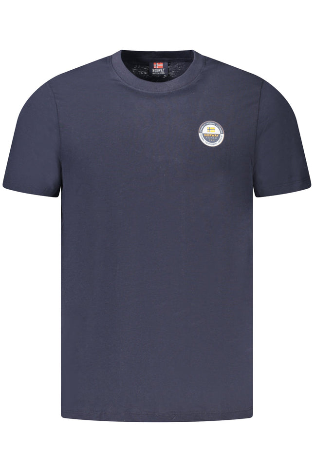 NORWEGEN 1963 HERREN KURZARM T-SHIRT BLAU