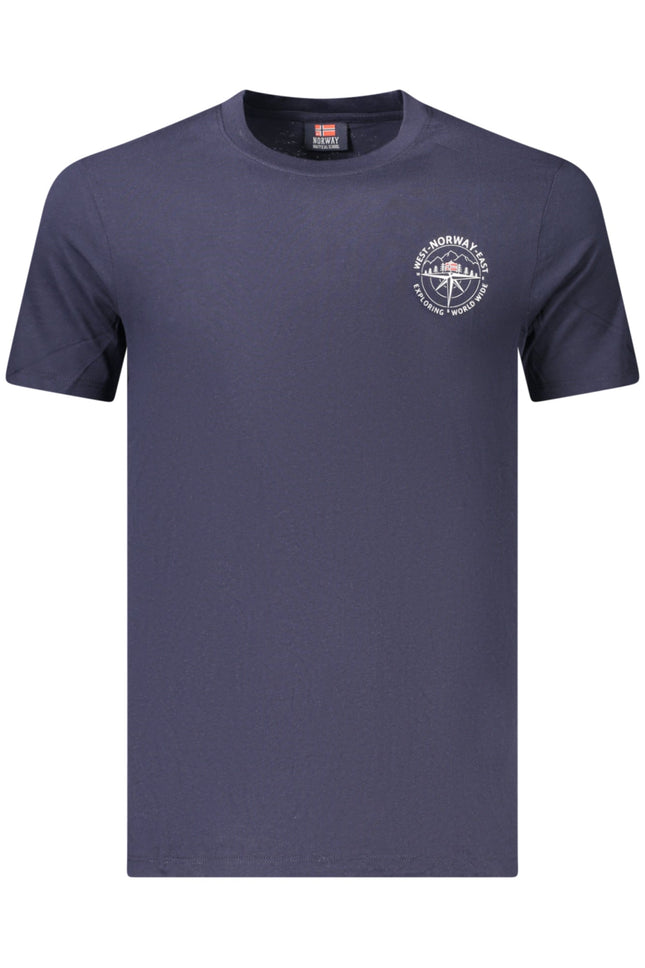 NORWEGEN 1963 HERREN KURZARM T-SHIRT BLAU