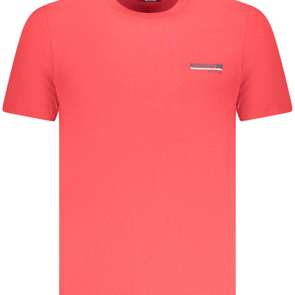 NORWEGEN 1963 HERREN KURZARM T-SHIRT ROT