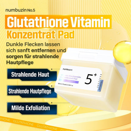 Numbuzin No.5 Vitamin Niacinamide Concentrated Pad (70EA) 180 ml