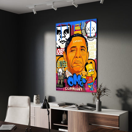 Obama - Leinwandbild Pop Art (Canvas) kaufen bei Linkreich – Jetzt entdecken!