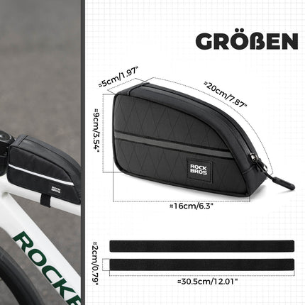 Oberrohrtasche 0,8L Leicht für Klapprad Falträder (Fahrradtaschen) kaufen bei Linkreich – Jetzt entdecken!