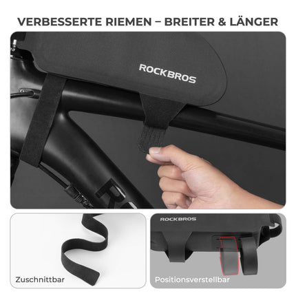 Oberrohrtasche 100% Wasserdicht für Rennrad MTB (Fahrradtaschen) kaufen bei Linkreich – Jetzt entdecken!