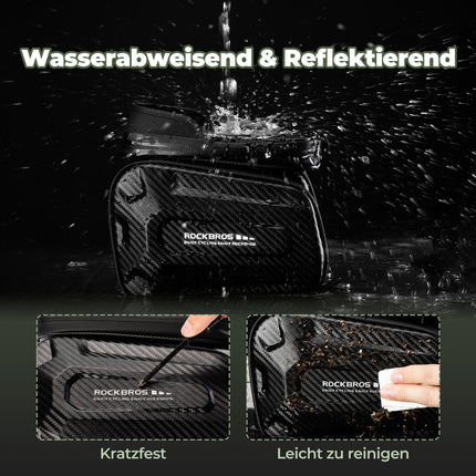 Oberrohrtasche für Smartphone mit Lichtschutz & Seitentaschen (Fahrradtaschen) kaufen bei Linkreich – Jetzt entdecken!