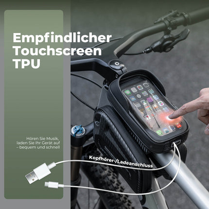 Oberrohrtasche für Smartphone mit Lichtschutz & Seitentaschen (Fahrradtaschen) kaufen bei Linkreich – Jetzt entdecken!