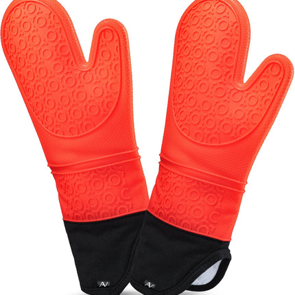 Ofenhandschuhe aus Silikon Fäustlinge - Rot (Ofenhandschuhe) kaufen bei Linkreich – Jetzt entdecken!