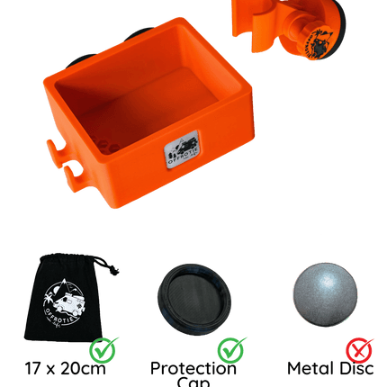 SEO. Offrotie 3D Printed Magnetic Shower Holder and Basket Kit – Portable for Vanlife - Neon Orange - Limited Linkreich