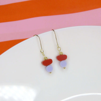 Color Treats Ohrringe Desert mit gold filled Elementen