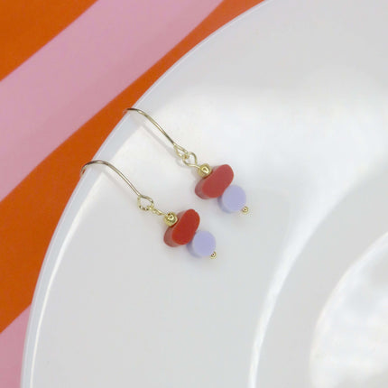 Color Treats Ohrringe Desert mit gold filled Elementen