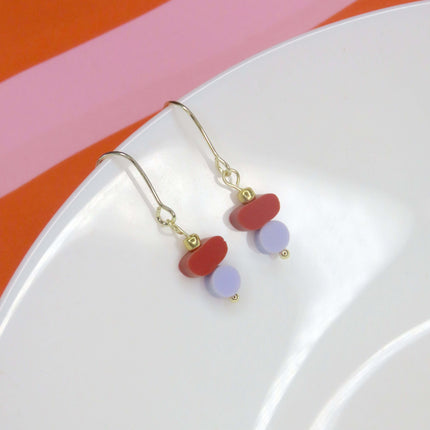 Color Treats Ohrringe Desert mit gold filled Elementen