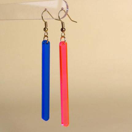 niemalsmehrohne x Kunstmuseum Basel Edition - neon lights Nr. 4 - Ohrringe