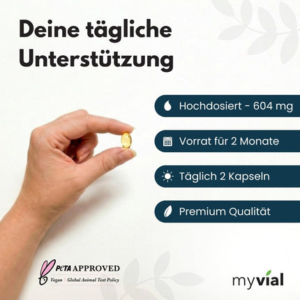 SEO. Omega 3 Kapseln aus Algenöl - Vegan - Einzeln Linkreich
