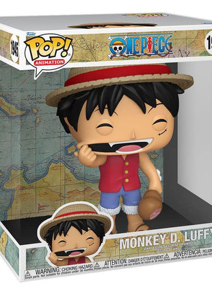 One Piece Super Sized Jumbo POP 1945 ! Vinyl Figur Monkey D. Ruffy (Stretching) – 25 cm Sammelfigur - Linkreich