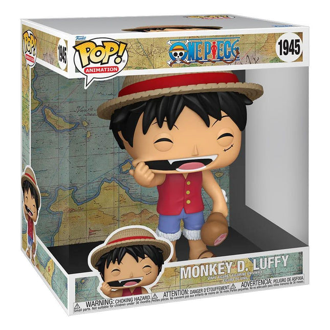 One Piece Super Sized Jumbo POP 1945 ! Vinyl Figur Monkey D. Ruffy (Stretching) – 25 cm Sammelfigur - Linkreich