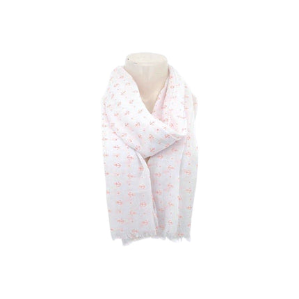 Sommer Damen Schal » Maritimes Design » leichter Sommerschal 180 x 70 cm » Halstuch mit Ankern » Damenschal weich & dünn
