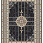 Rechteckig / Dunkelblau / 150 x 100 cm Rechteckig