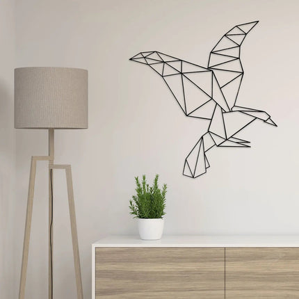 SEO. Origami Adler aus Holz - Kupfer Linkreich