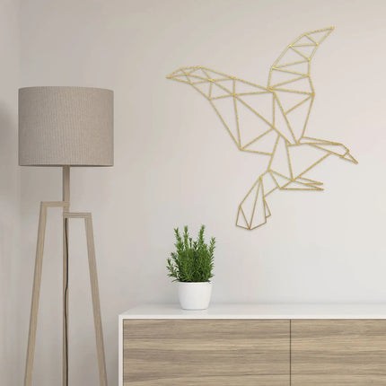 SEO. Origami Adler aus Holz - Kupfer Linkreich