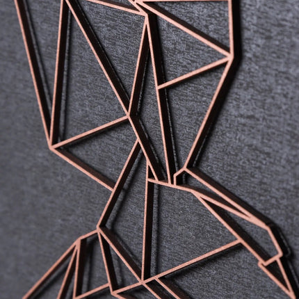 SEO. Origami Adler aus Holz - Kupfer Linkreich