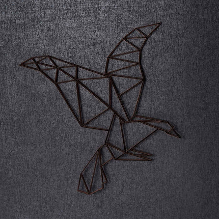 SEO. Origami Adler aus Holz - Kupfer Linkreich