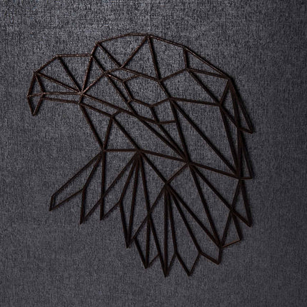 SEO. Origami Adlerkopf aus Holz - Schwarz Linkreich