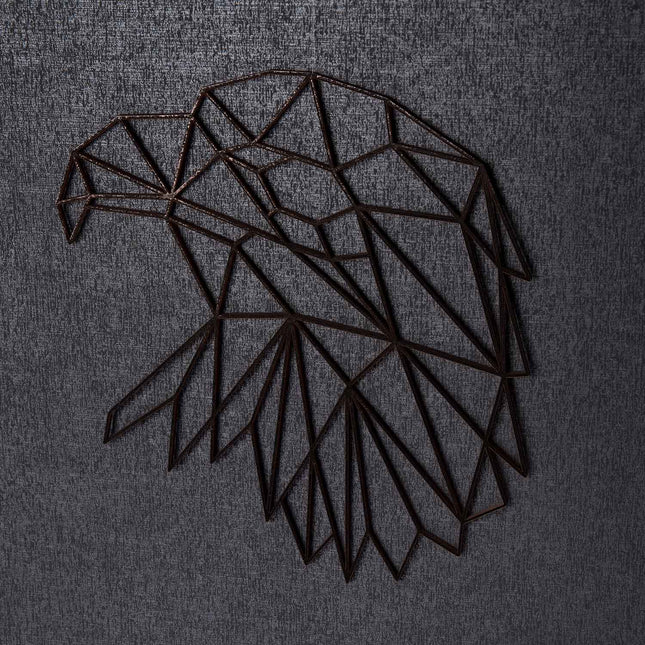 SEO. Origami Adlerkopf aus Holz - Schwarz Linkreich