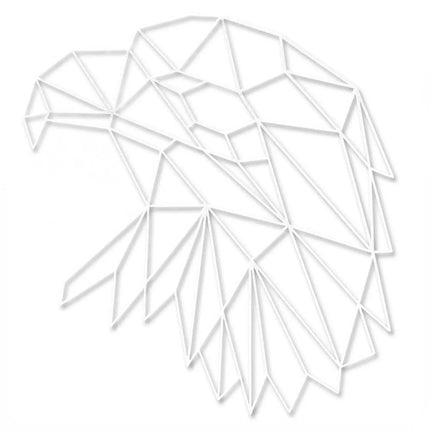 SEO. Origami Adlerkopf aus Holz - Weiß Linkreich