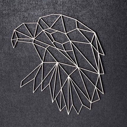 SEO. Origami Adlerkopf aus Holz - Schwarz Linkreich