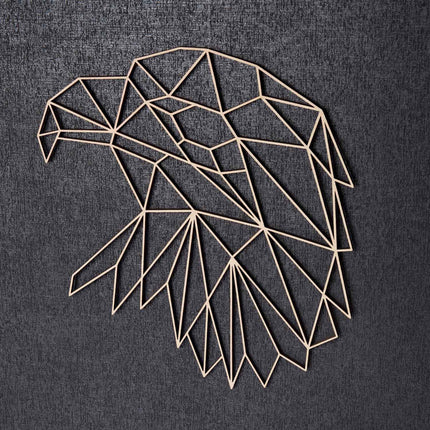 SEO. Origami Adlerkopf aus Holz - Schwarz Linkreich